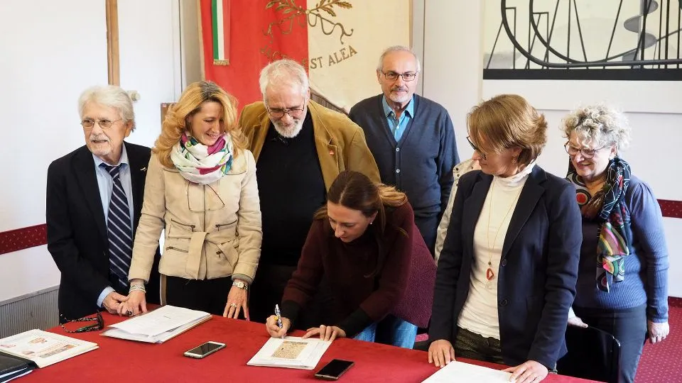 La Vicesindaca Lisi ha firmato il suo consenso durante la conferenza stampa