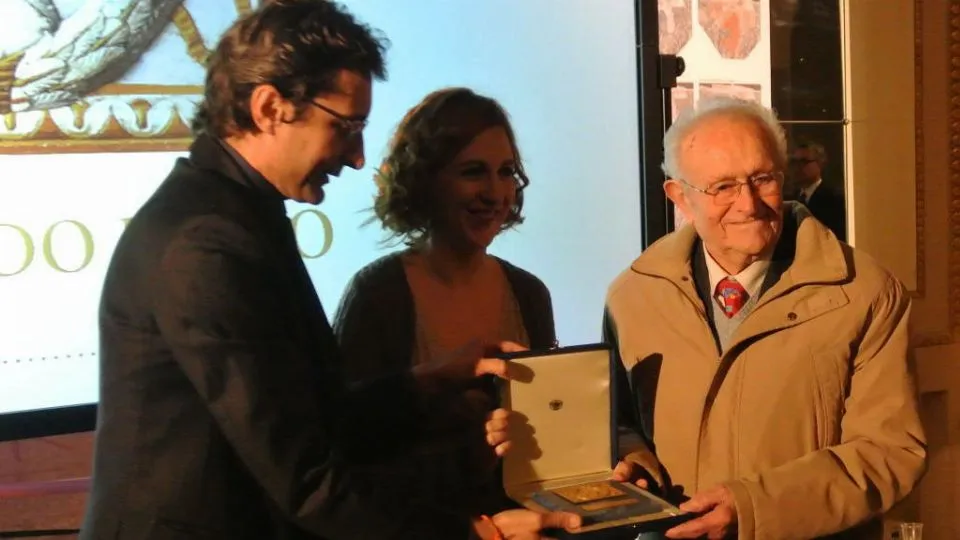 Guido Lucchini riceve il Sigismondo d’Oro nel 2012

