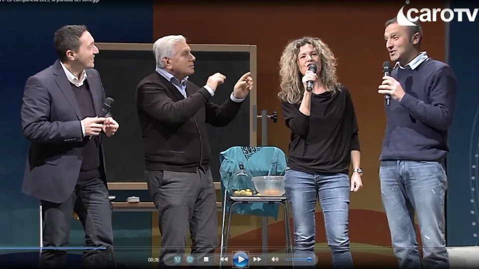Un momento della trasmissione
