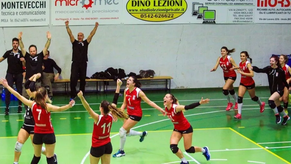 La feste delle ragazze del Riviera Volley Rimini
