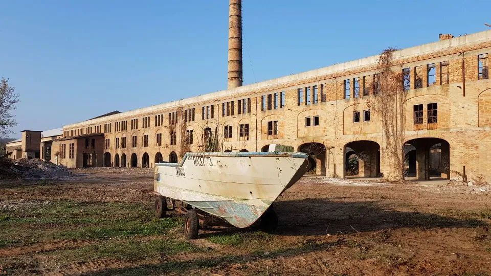 l’ex fornace dopo la pulizia