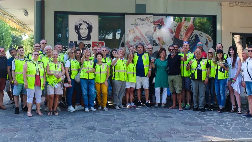 il gruppo con Paolo Simoncelli