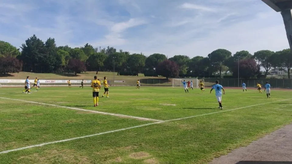 Un momento della gara