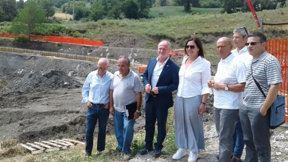 Sopralluogo alla frana di Libiano
