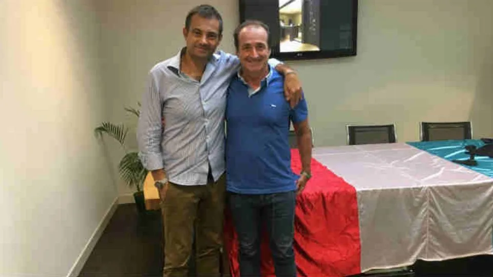 Il presidente Gianluca Marsili e il ds Gabriele Magi