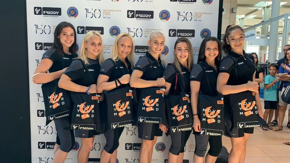 Le Azzurre della ginnastica artistica
