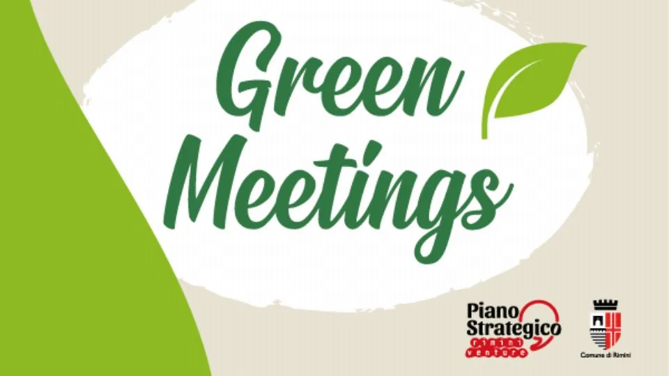 la locandina dei green meetings
