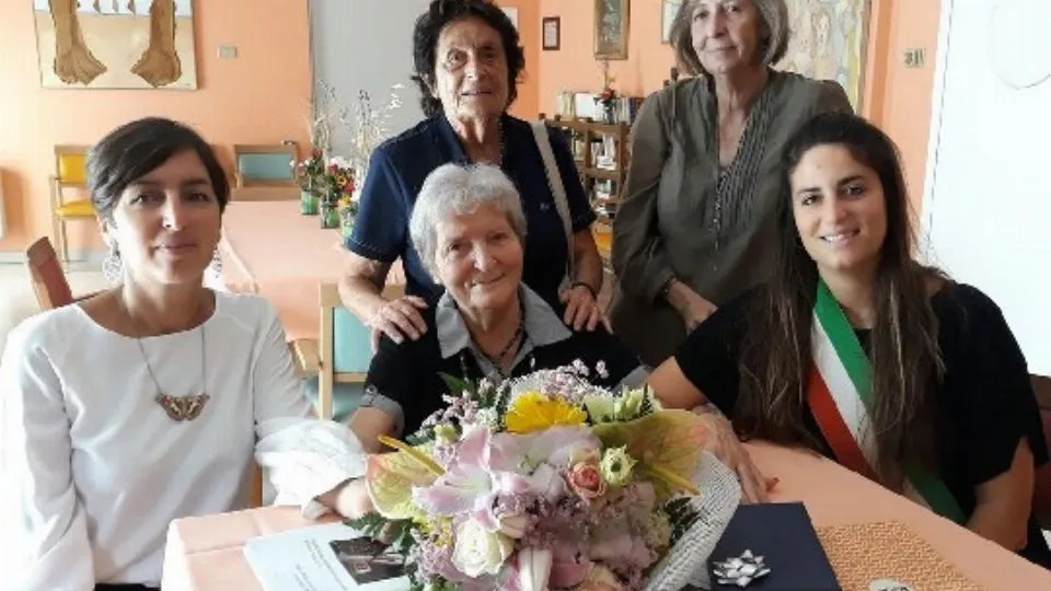 il compleanno di Rina Macrelli