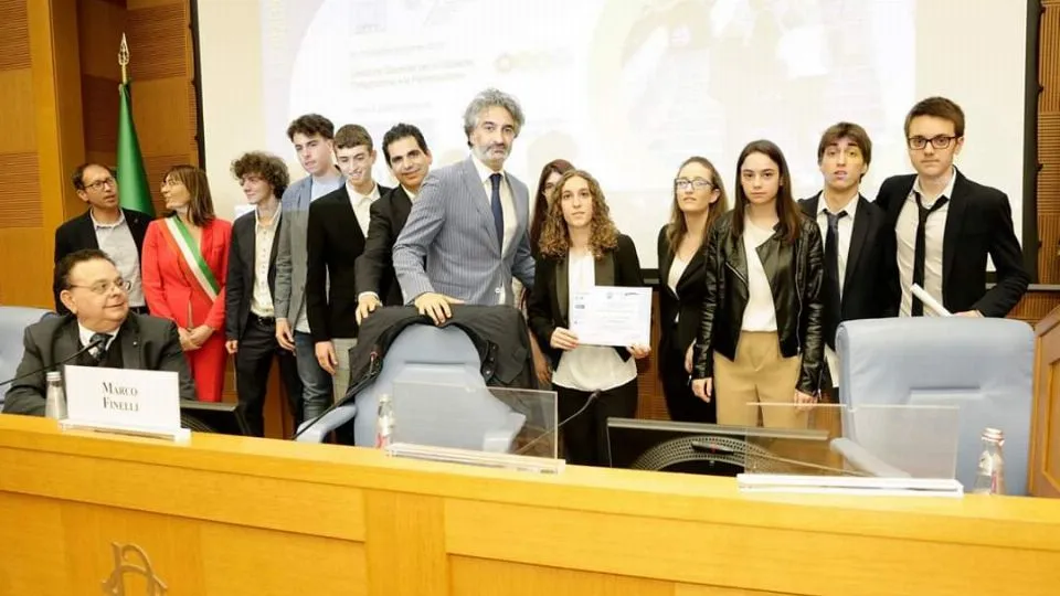 Gli studenti del “Tonino Guerra” a Roma