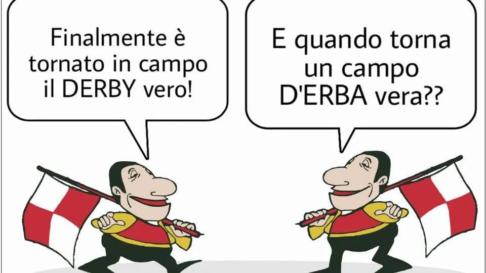 La vignetta di Baio dopo Rimini-Cesena 1-1