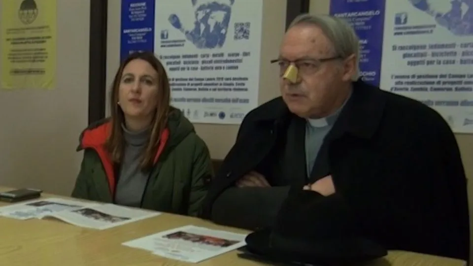 Il Vescovo alla presentazione del Campo Lavoro
