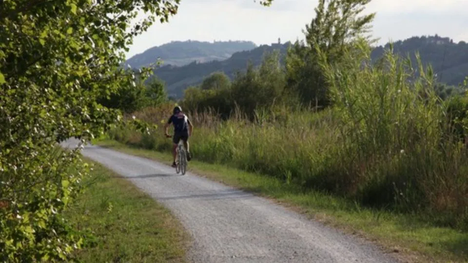 il percorso ciclopedonale
