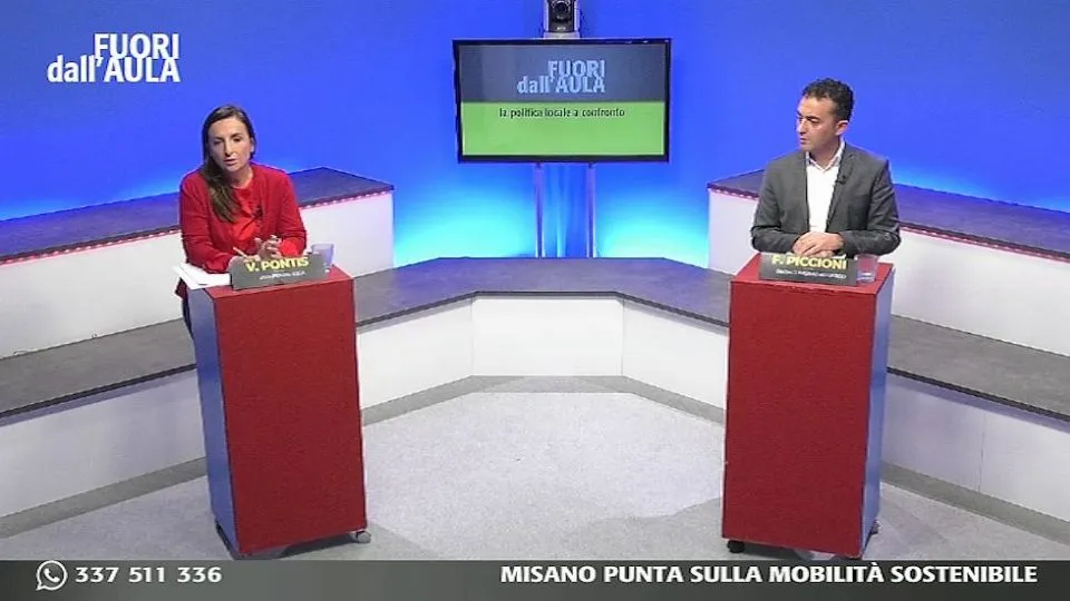 Veronica Pontis e Fabrizio Piccioni a Fuori dall’Aula
