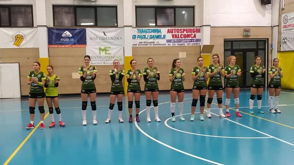 Il saluto del Retina Cattolica Volley