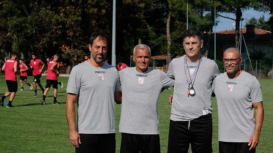 Lo staff tecnico del Rimini 2019/2020