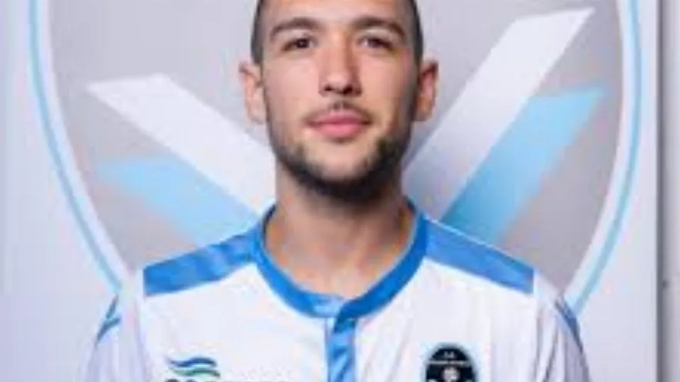 Antonio Palma con la maglia della Giana Erminio