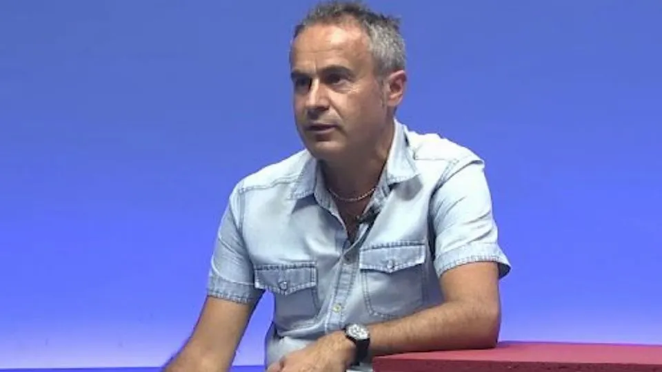 Daniele Morelli negli studi di Icaro Tv
