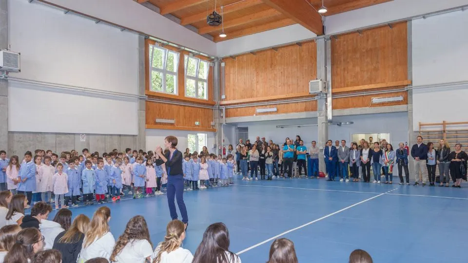 l’inaugurazione della palestra
