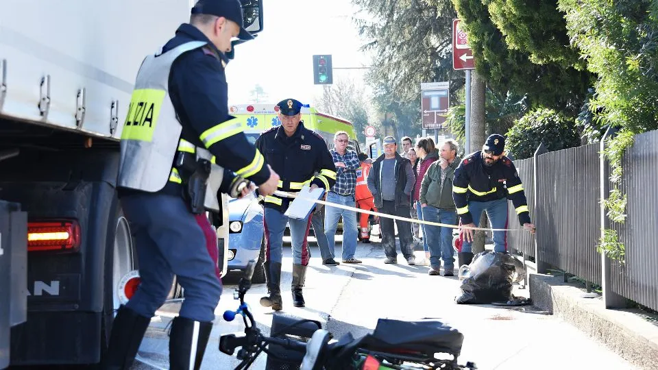 I rilievi della polizia Stradale @Adriapress
