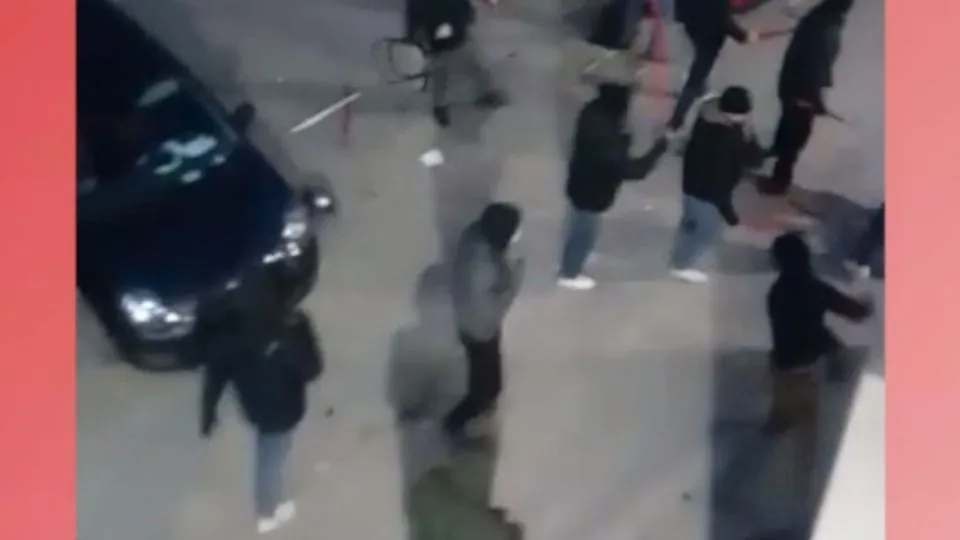 Gli scontri tra ultras del Rimini e del Teramo