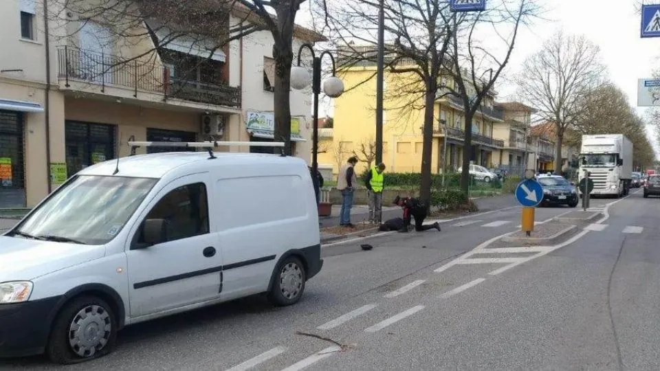 L’incidente di questa mattina a Villa Verucchio
