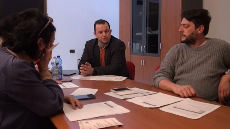 Enrico Piccari e Mirco Muratori nell’incontro con la stampa
