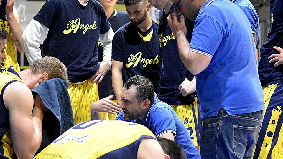 Un time out degli Angels (foto Alfio Sgroi)
