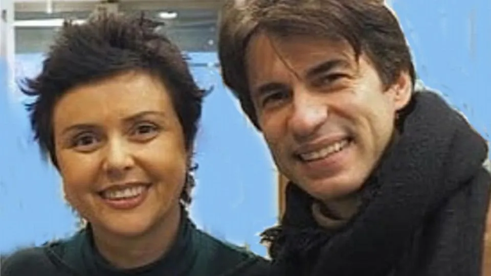 Denise Camporesi con Kledi Kadiu