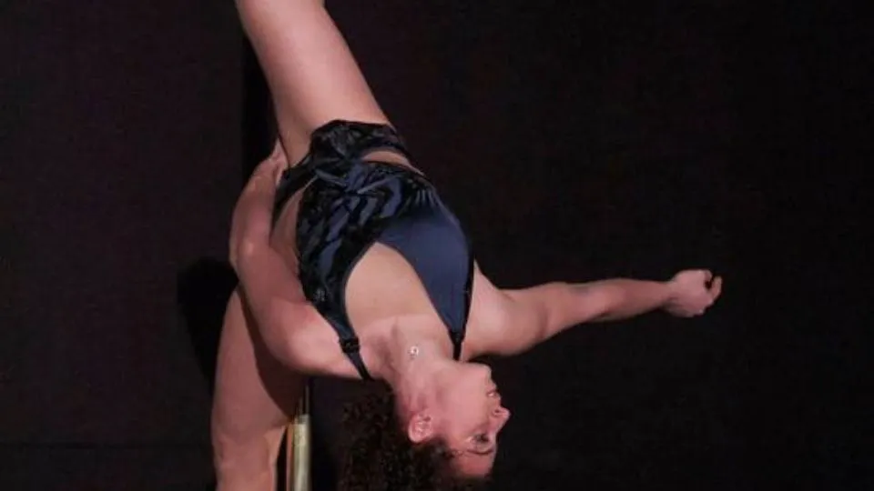 Giulia Tasini durante le loro esibizioni ai Campionati italiani IPSF