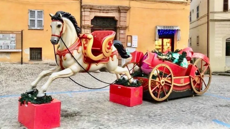 la slitta a Matelica
