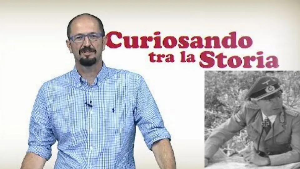 Andrea Santangelo e nel riquadro il generale Baade