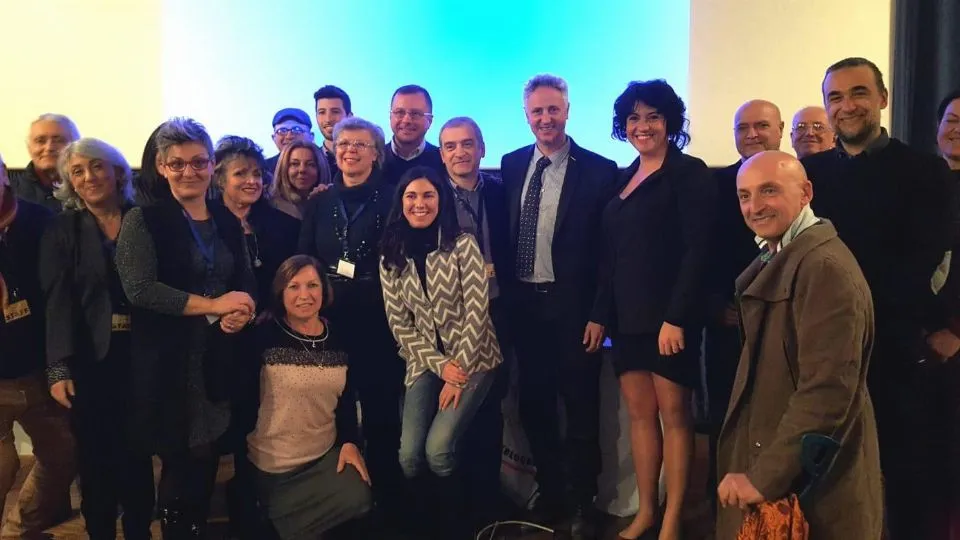i partecipanti con i relatori
