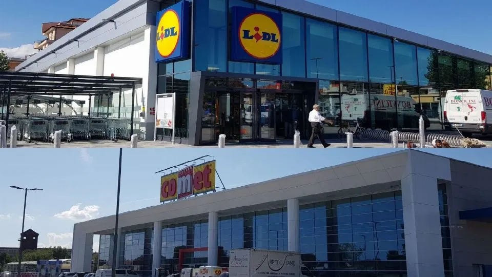 Il nuovo Lidl e la nuova Comet