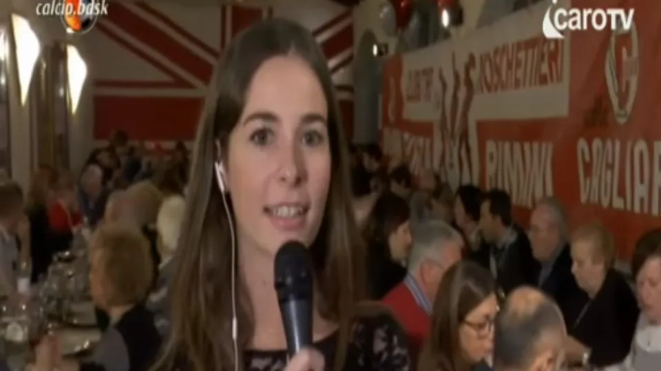 Chiara Ronca in collegamento dalla festa del Club Tre Moschettieri