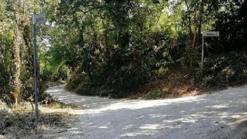 le vie Gorzano e Fornello
