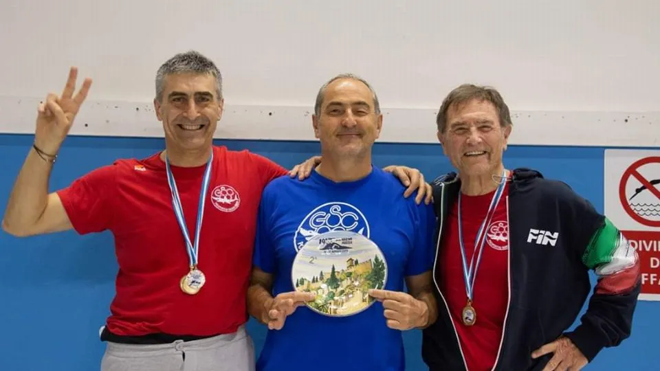 La premiazione degli atleti