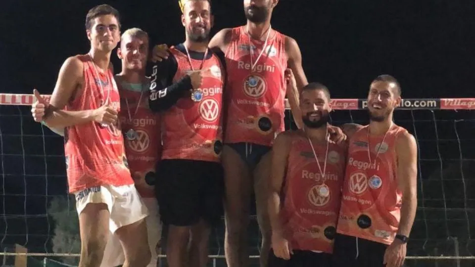 il podio con Mazzotti-Traini sul gradino più alto

