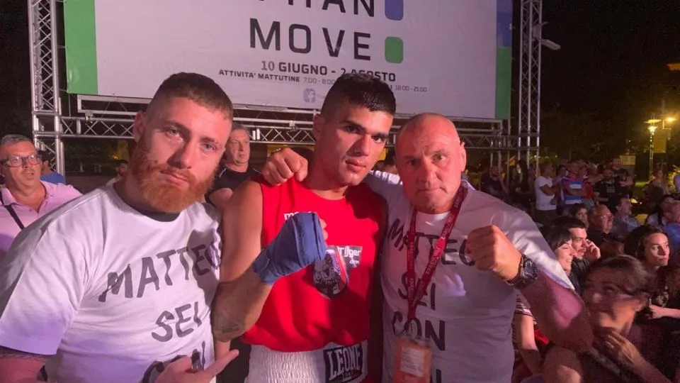 Luca Bergers, Griseld Zalli e il maestro Tiziano Scarpellini