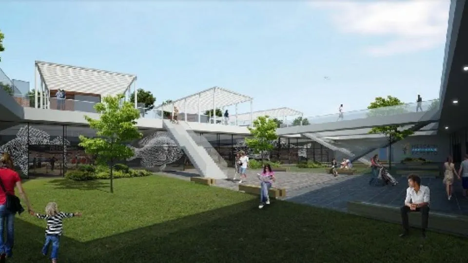 un rendering dal progetto di Marchi