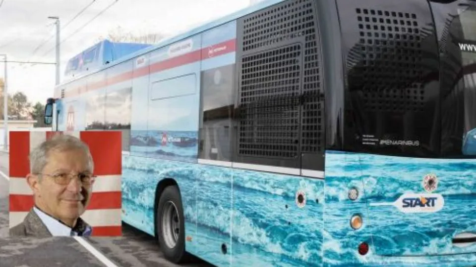 l’ingegner Dalprato sul Metromare
