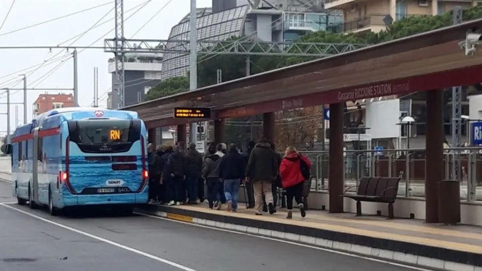 una fermata del MetroMare

