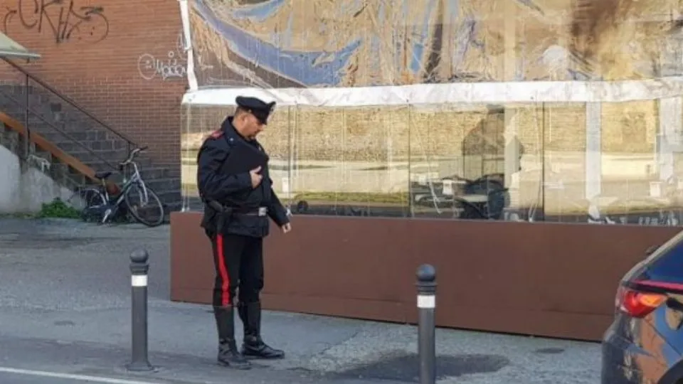 i Carabinieri sul posto