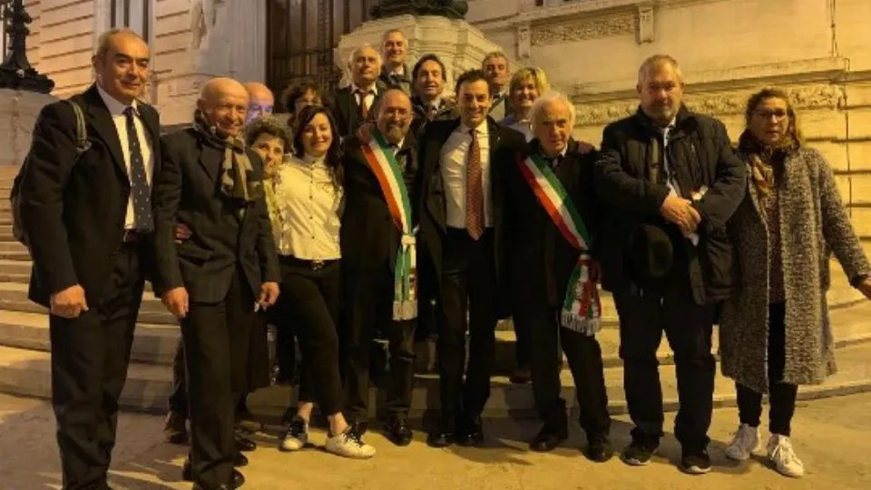 foto di gruppo a Roma