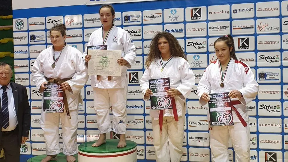 Morgana De Paoli sul podio

