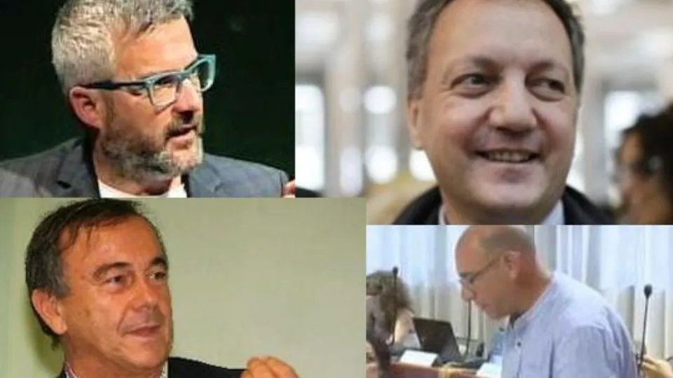 alcuni esponenti di Italia Viva a Rimini