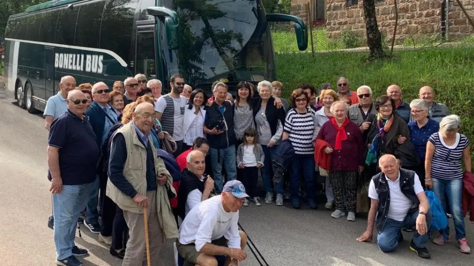 Il gruppo in vacanza a Cavalese
