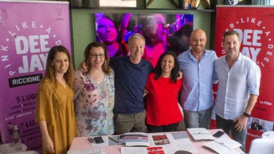 la presentazione della Notte Rosa a Riccione