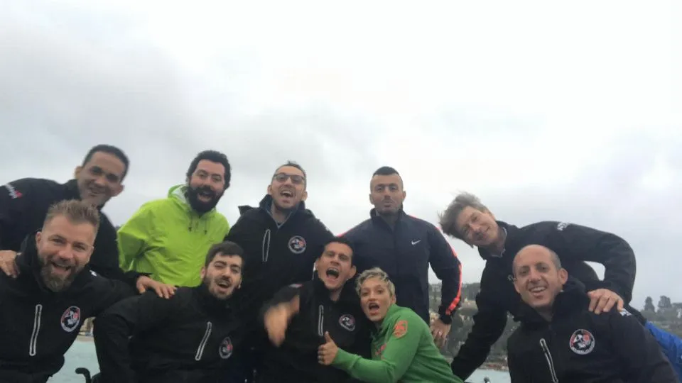 I ragazzi della NTS Riviera Basket Anmil Sport Rimini in Liguria