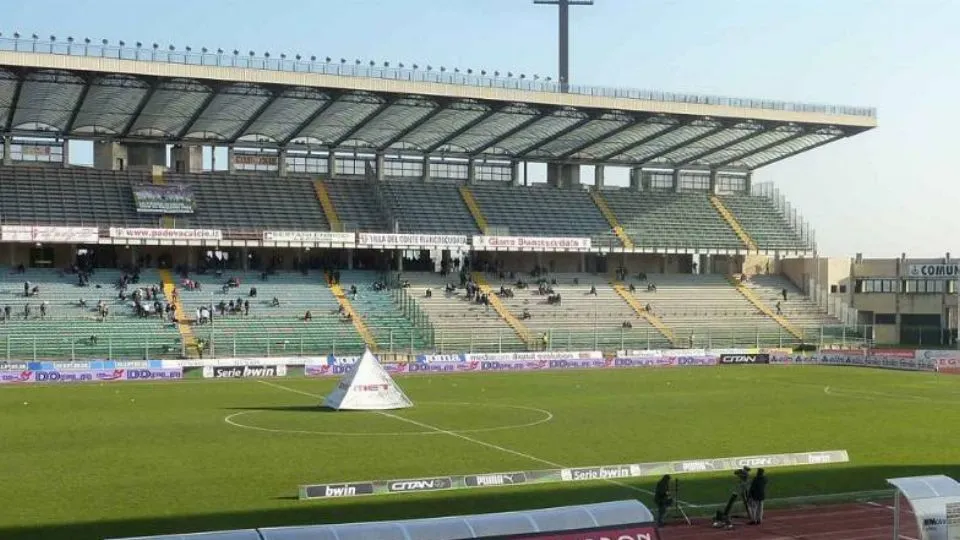 Lo stadio Euganeo di Padova