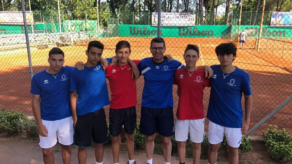 La squadra D2 del Tennis Viserba

